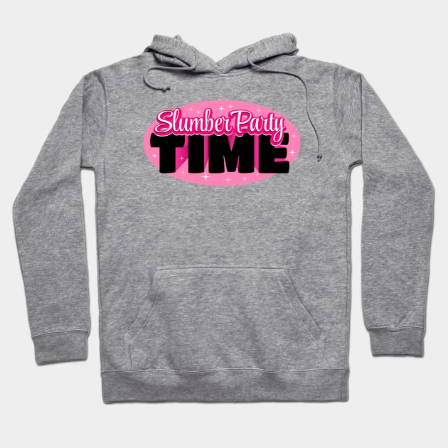 Slumber Party Time Design Hoodie by BrightLightArts